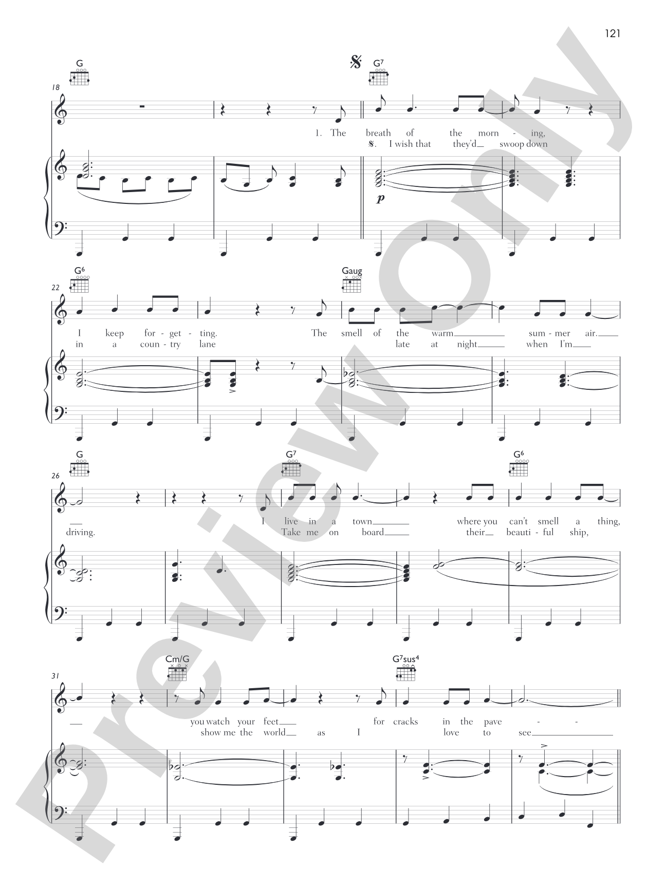 Subterranean Homesick Alien: Piano/Vocal/Chords