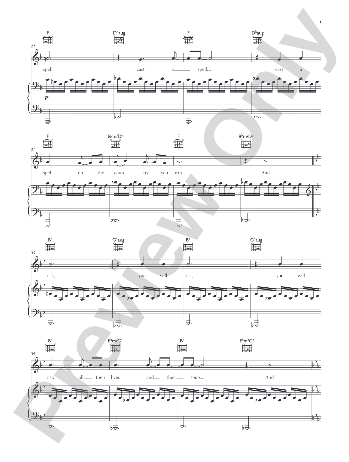Take a Bow: Piano/Vocal/Chords