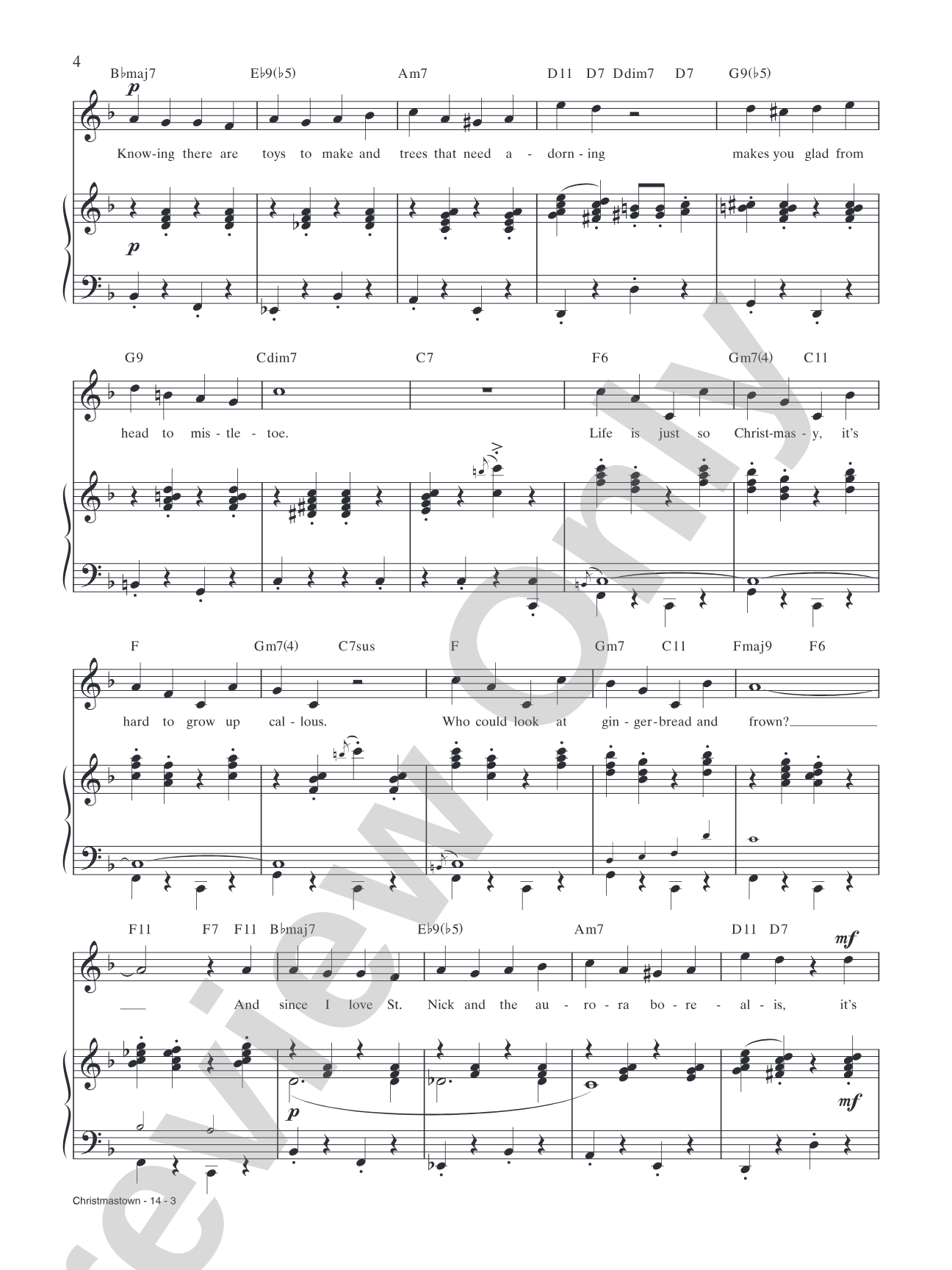 Christmastown (from "Elf: The Broadway Musical"): Piano/Vocal/Chords