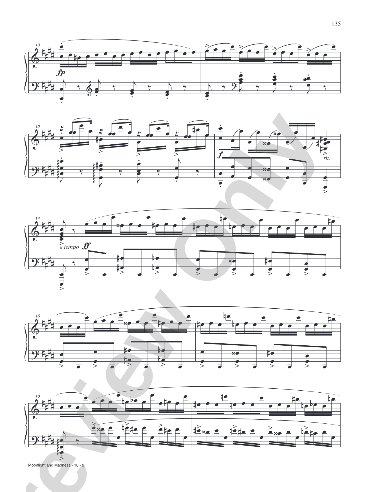 Moonlight and Madness: Piano/Vocal/Chords