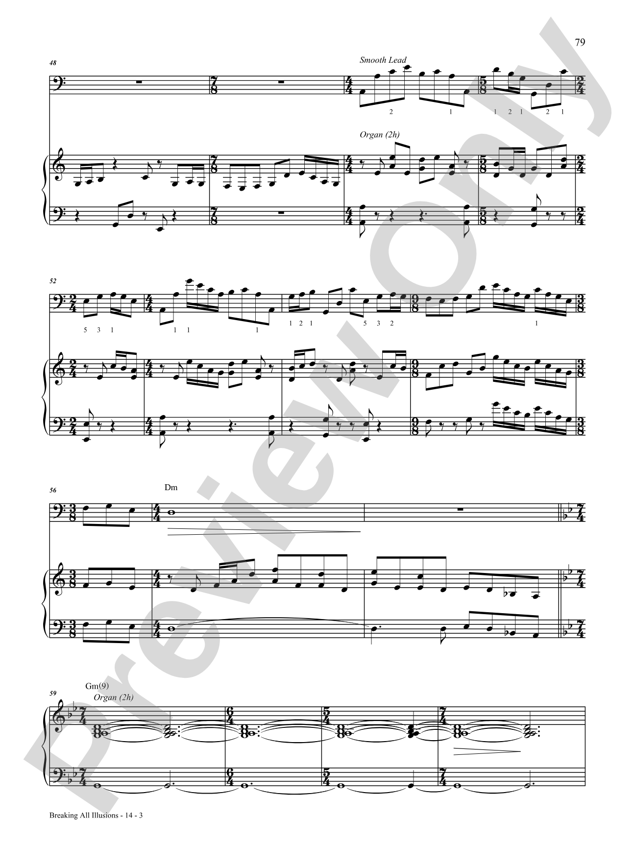 Breaking All Illusions: Piano/Vocal/Chords