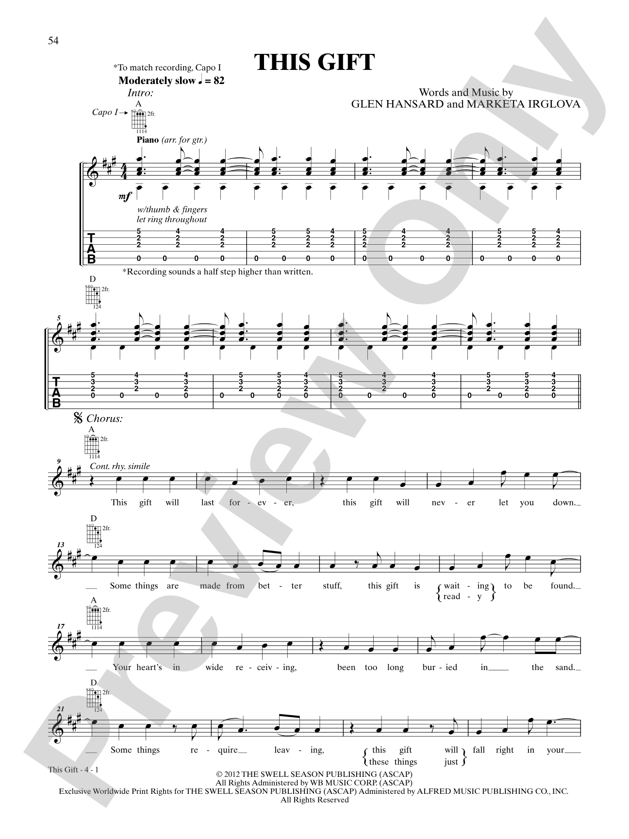 This Gift: Guitar TAB