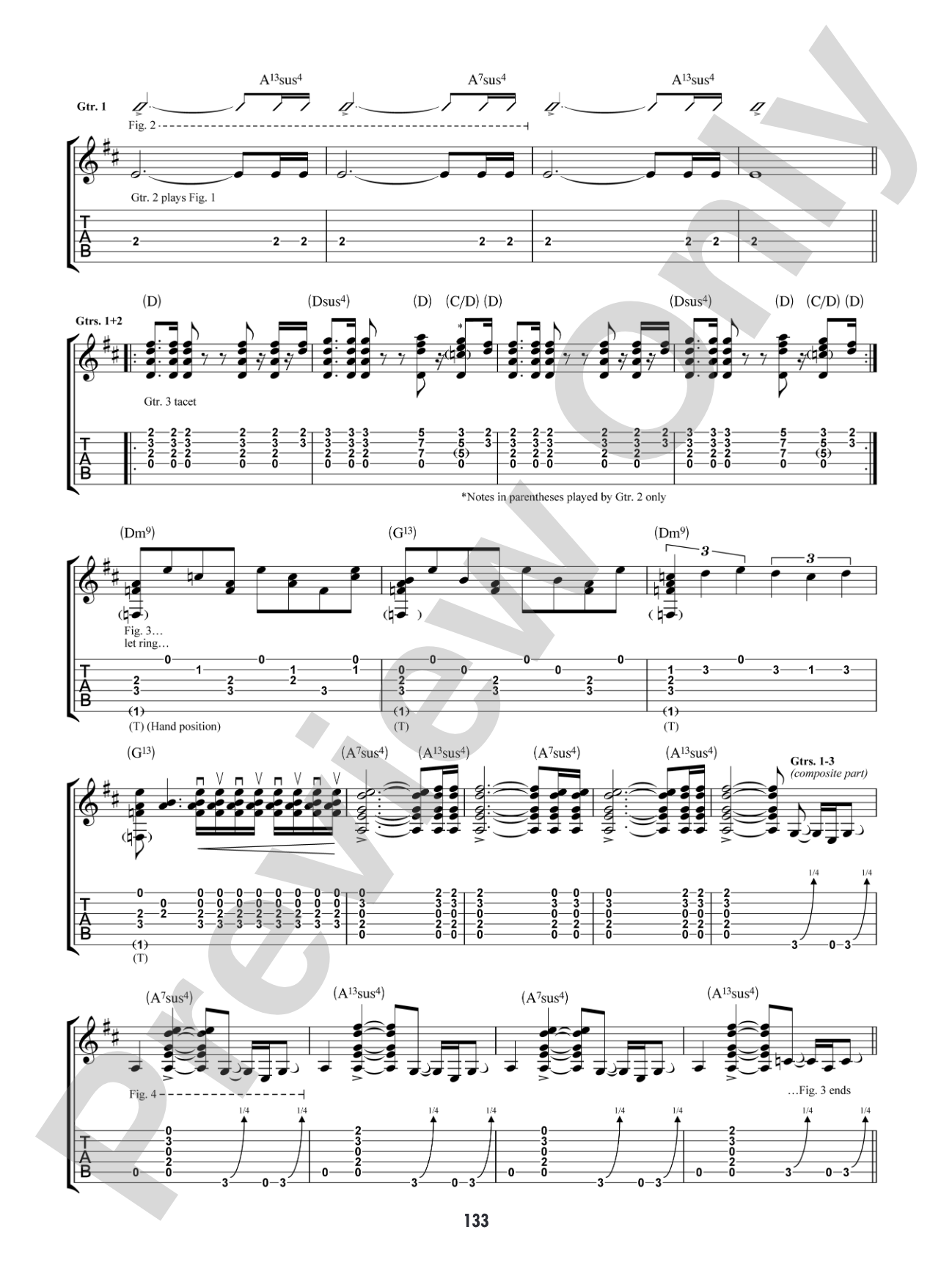 The Song Remains the Same: Authentic Guitar TAB