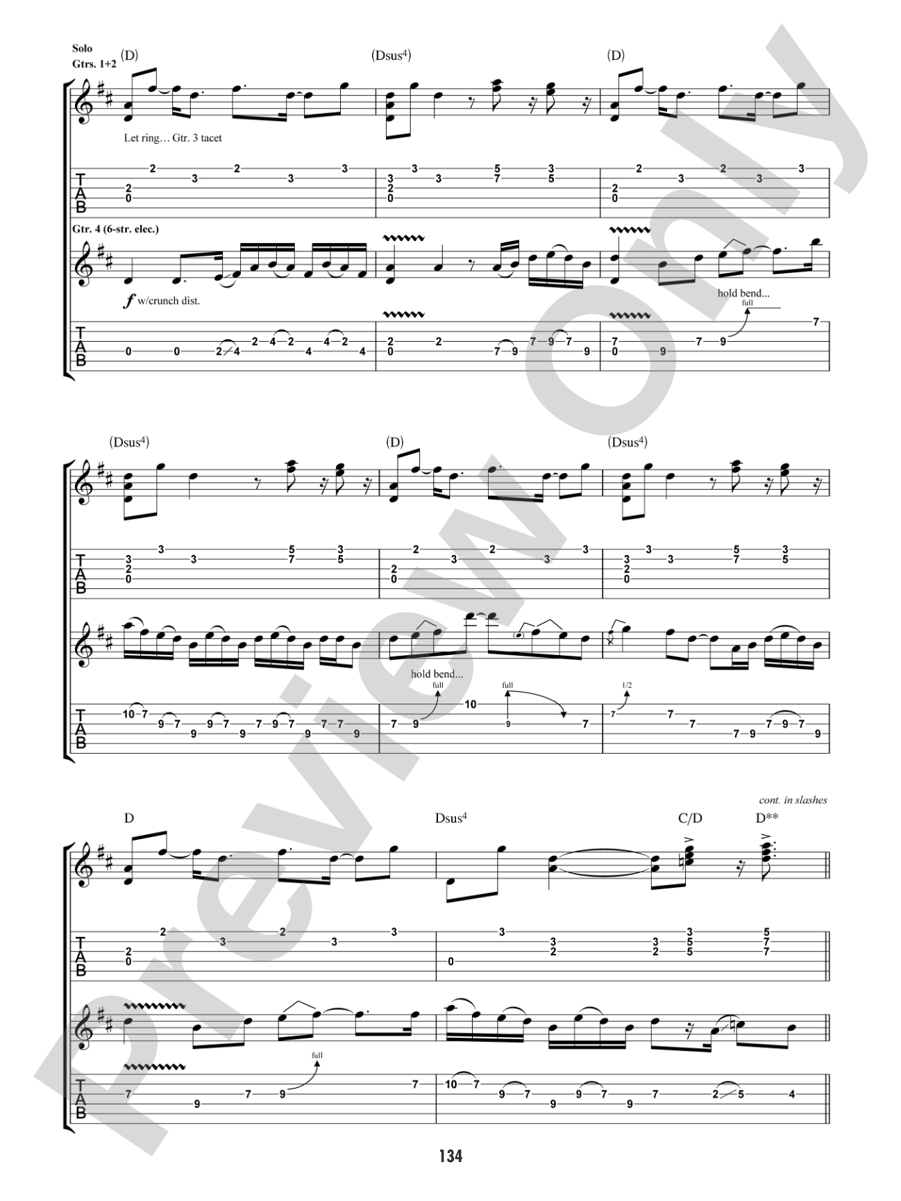 The Song Remains the Same: Authentic Guitar TAB