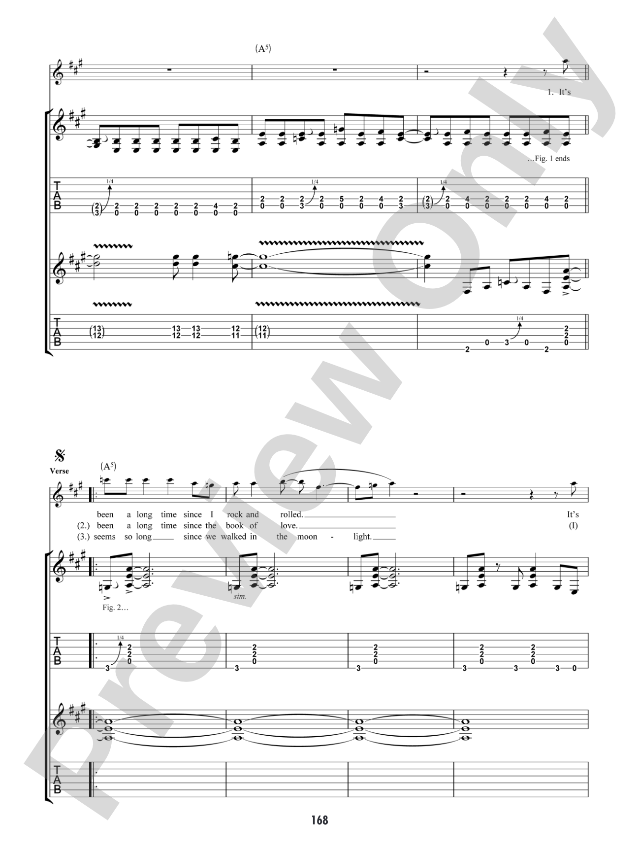 Rock and Roll: Authentic Guitar TAB