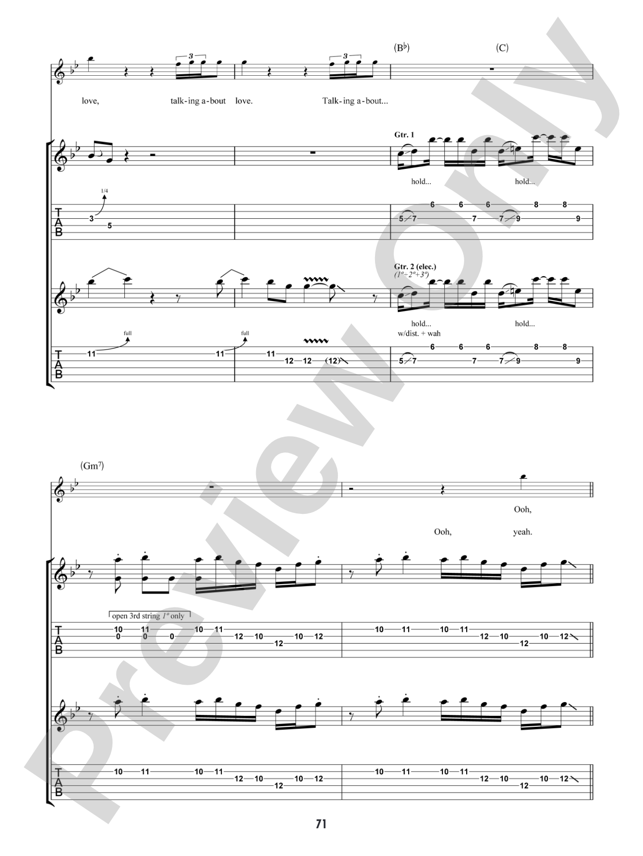 Trampled Under Foot: Authentic Guitar TAB