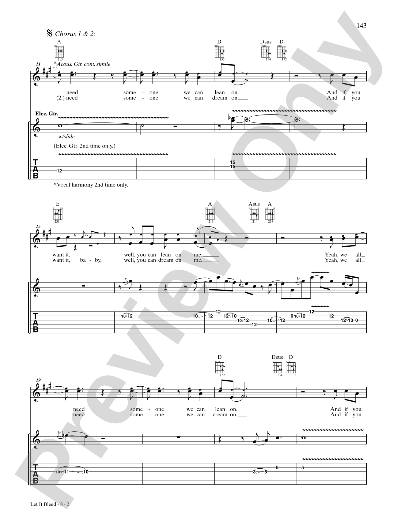 Let It Bleed: Authentic Guitar TAB