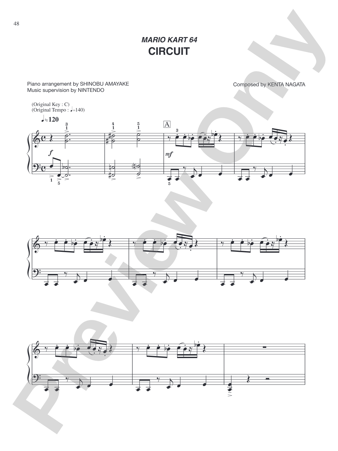 Mario Kart 64 Circuit: Easy Piano