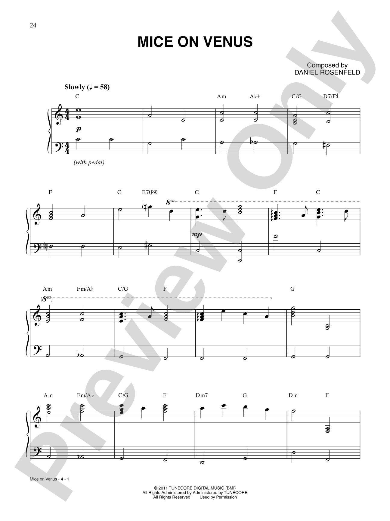 Mice on Venus (from "Minecraft"): Piano