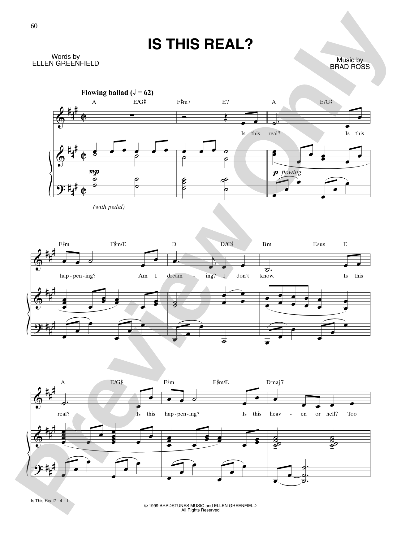 Is This Real?: Piano/Vocal/Chords