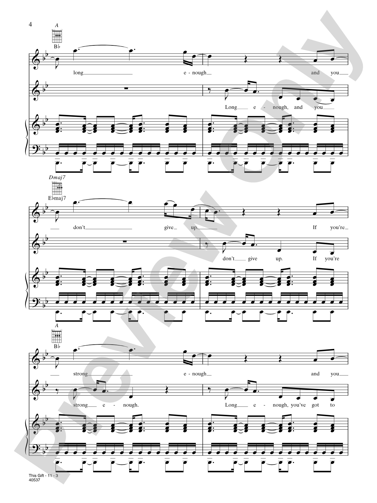 This Gift: Piano/Vocal/Chords