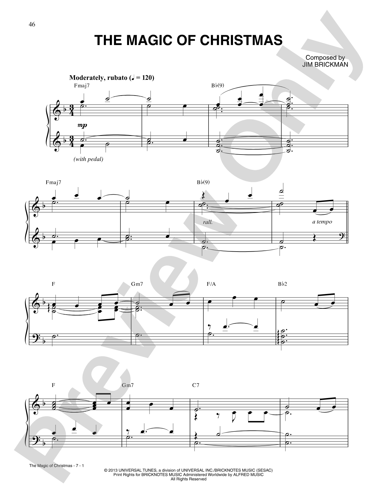 The Magic of Christmas: Piano