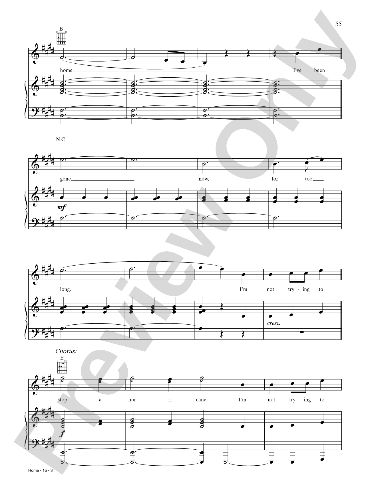 Home: Piano/Vocal/Chords