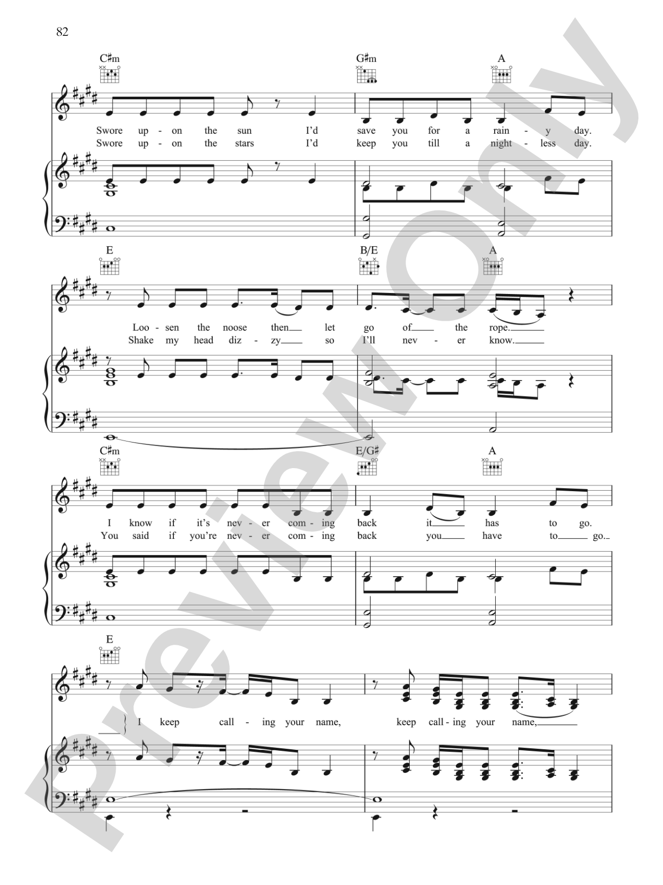 Goodness Gracious: Piano/Vocal/Chords