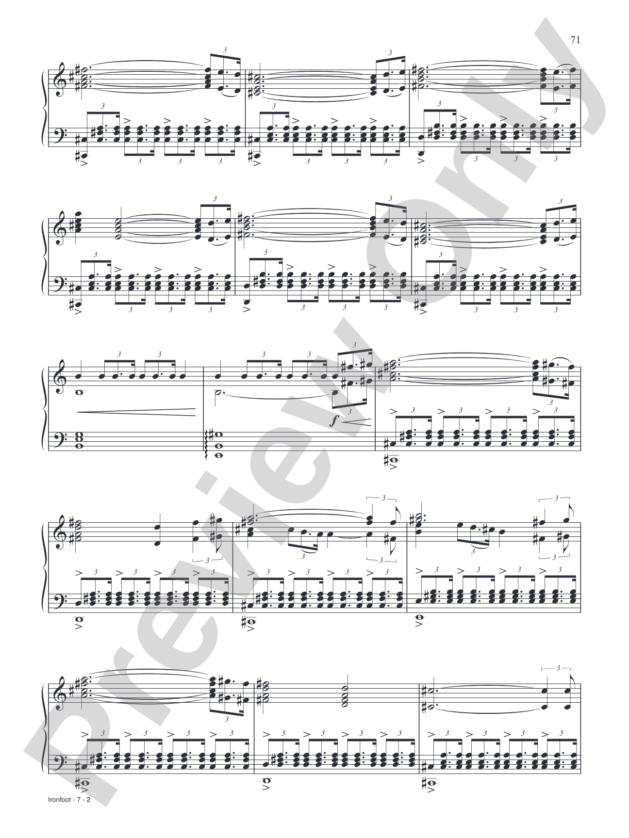 Ironfoot (from The Hobbit: The Battle of Five Armies): Piano/Vocal