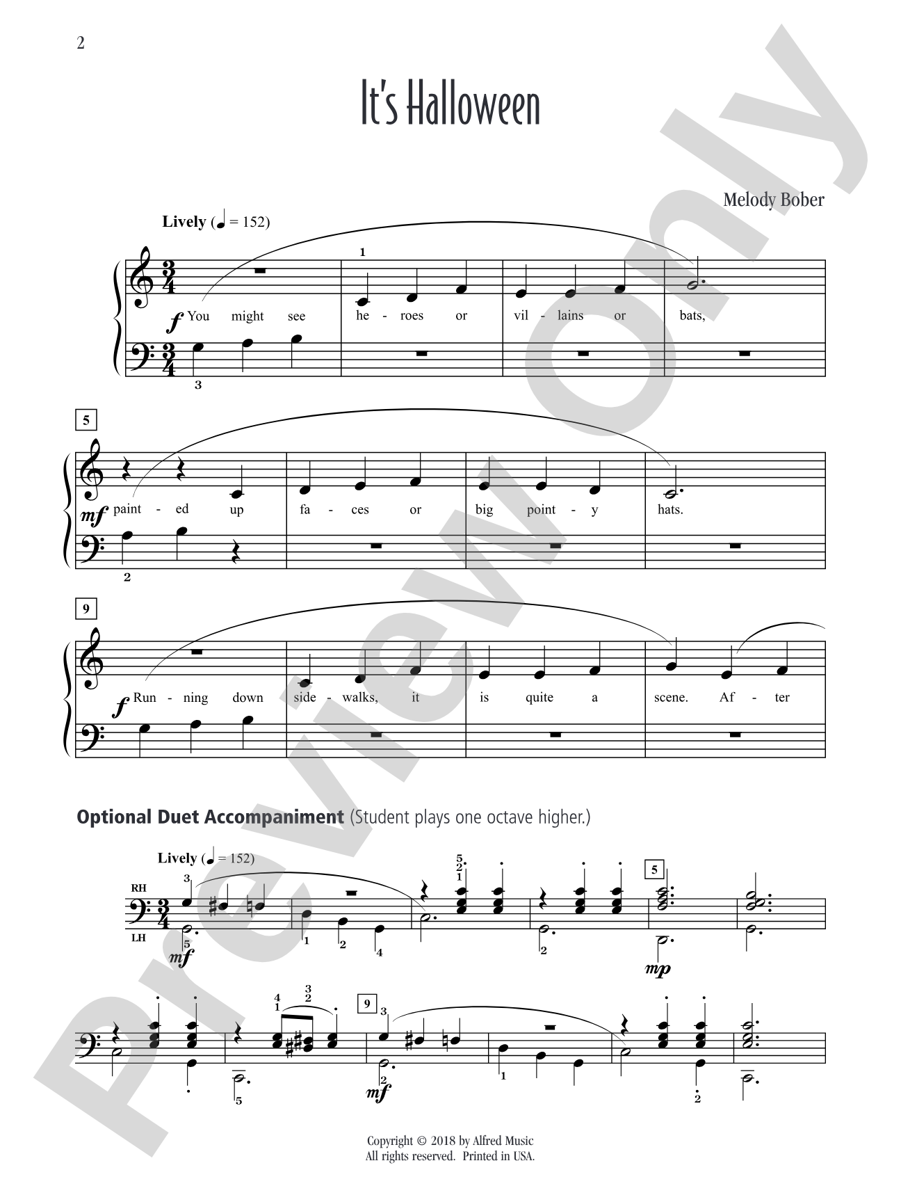 It's Halloween: Piano