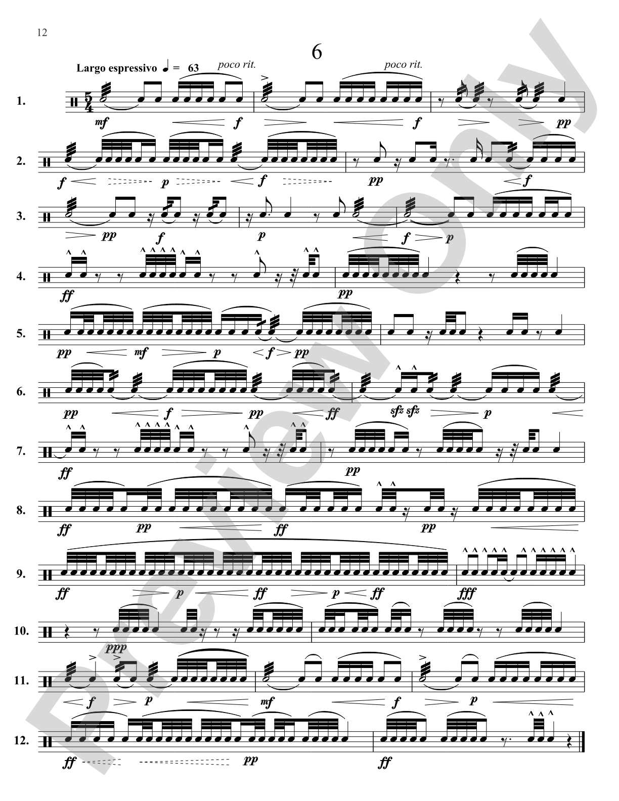 Portraits in Rhythm: Advanced Edition: Percussion Ensemble