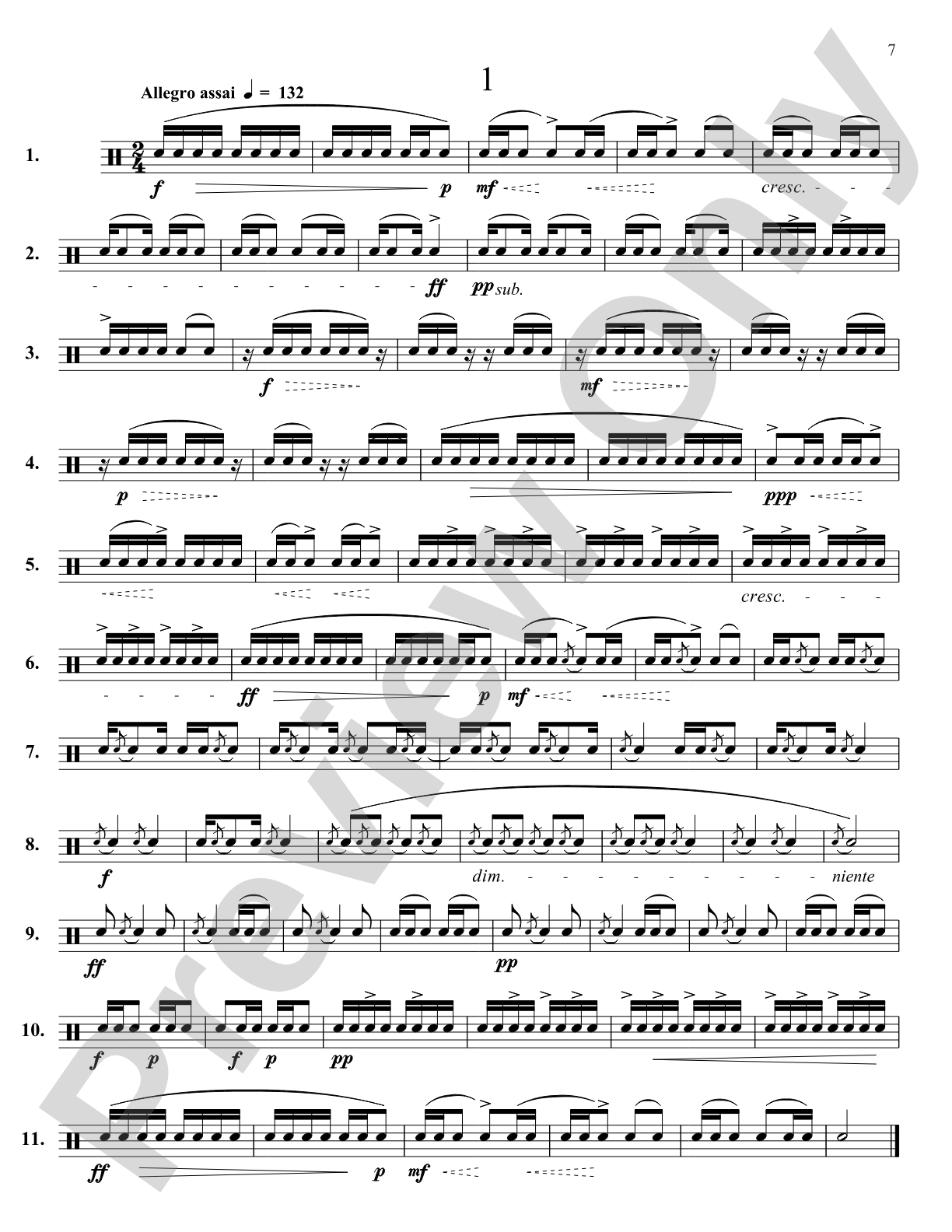 Portraits in Rhythm: Advanced Edition: Percussion Ensemble