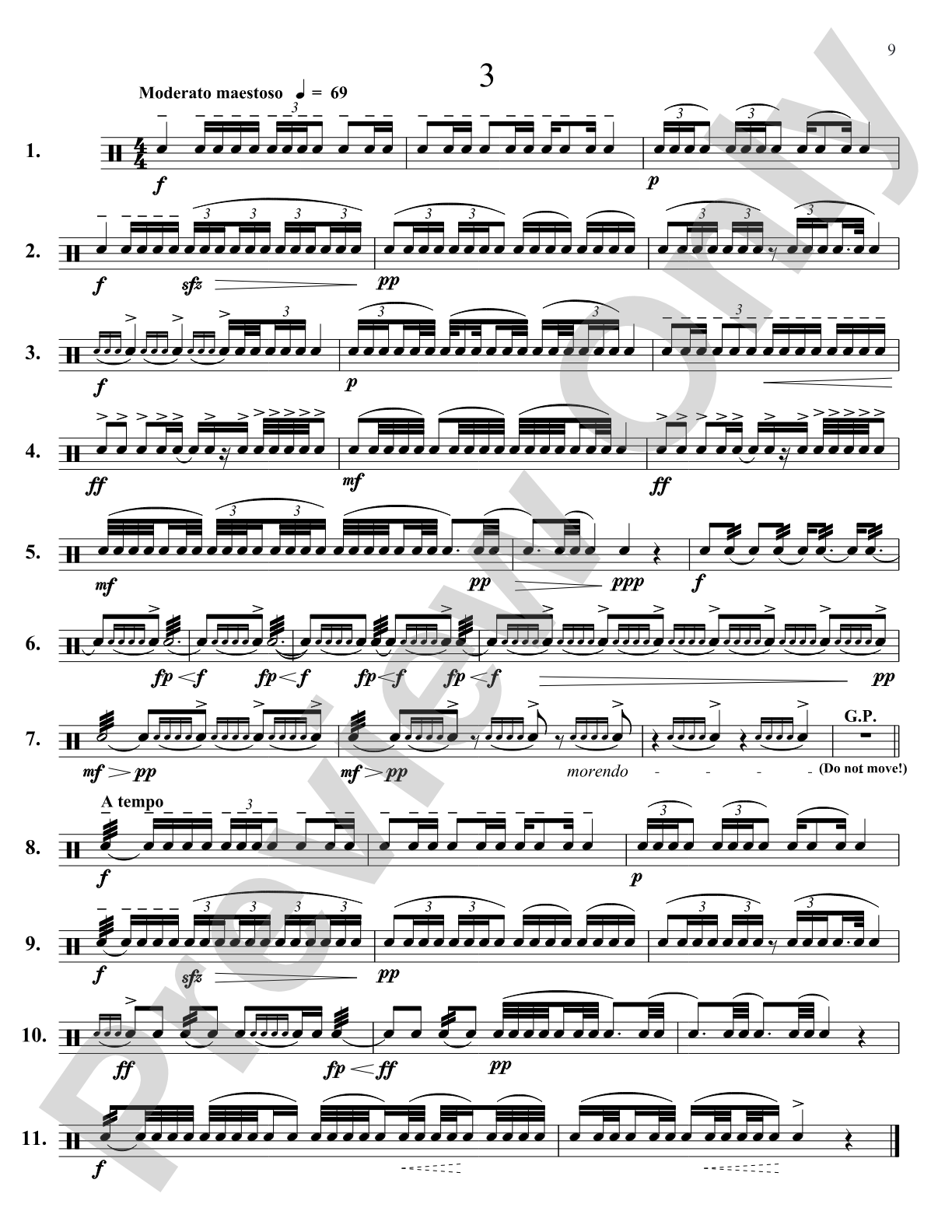 Portraits in Rhythm: Advanced Edition: Percussion Ensemble