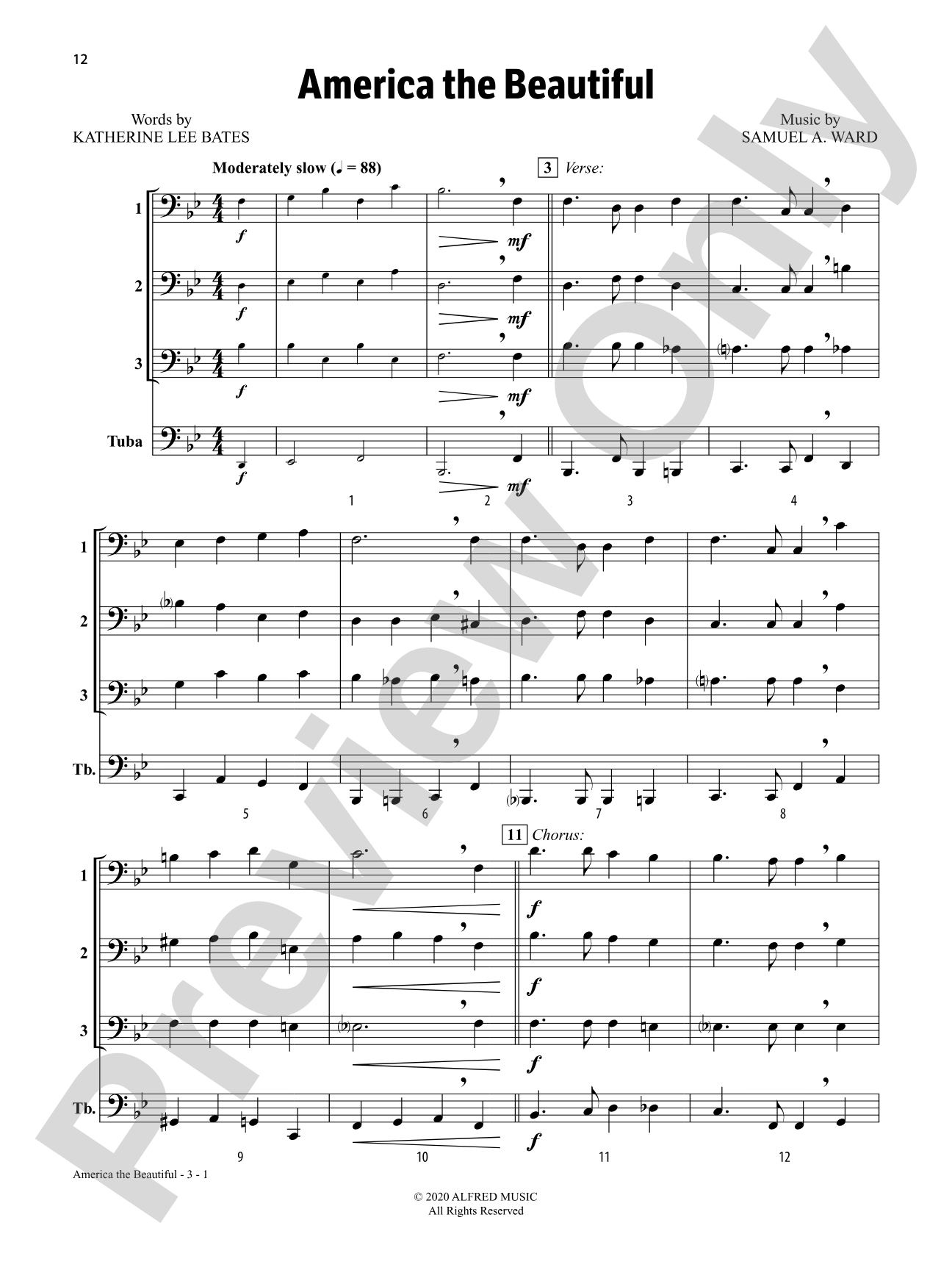 Solos, Duets & Trios for Winds: Patriotic Favorites (Trombone/Bassoon/Baritone B.C./Tuba): Woodwind Ensemble