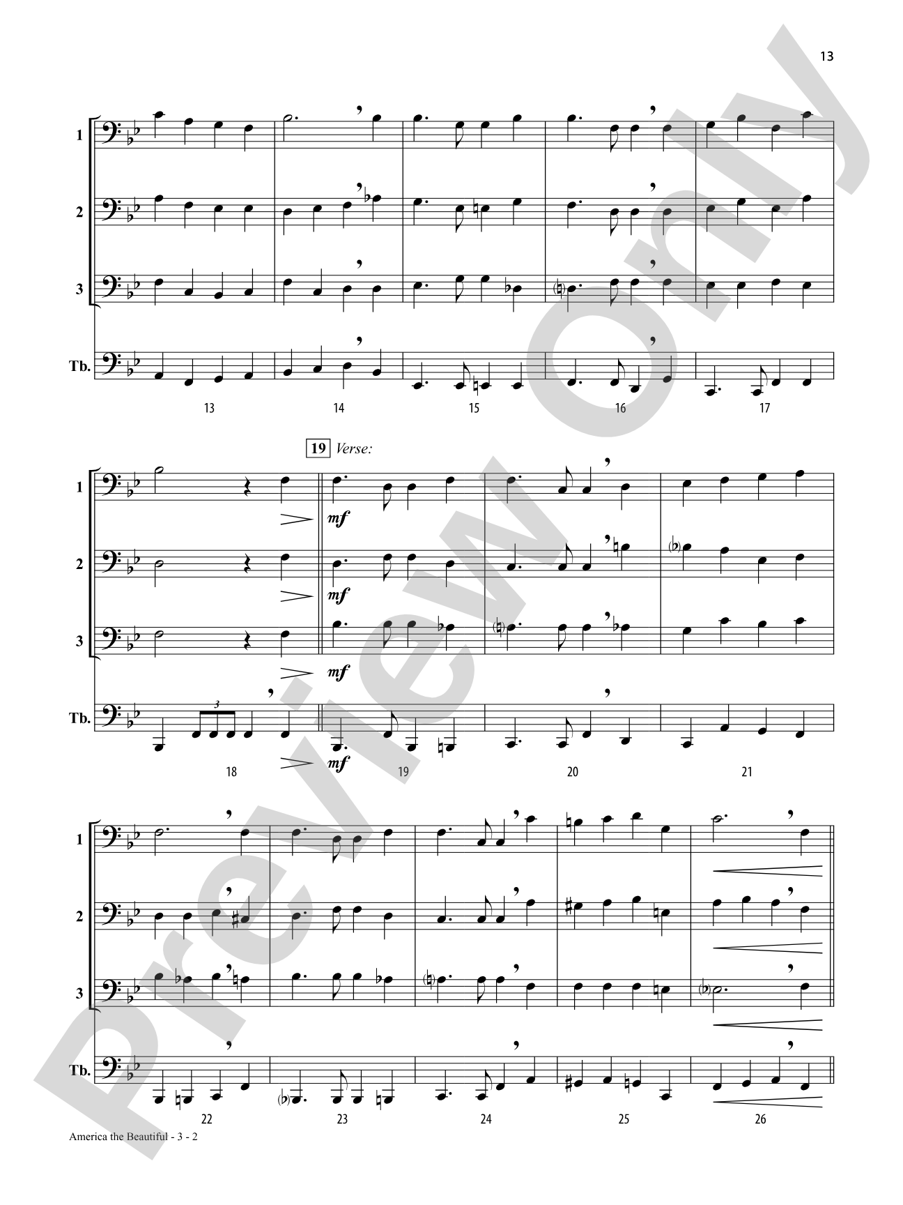 Solos, Duets & Trios for Winds: Patriotic Favorites (Trombone/Bassoon/Baritone B.C./Tuba): Woodwind Ensemble