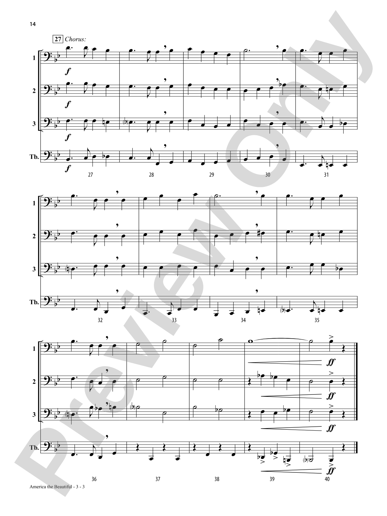 Solos, Duets & Trios for Winds: Patriotic Favorites (Trombone/Bassoon/Baritone B.C./Tuba): Woodwind Ensemble