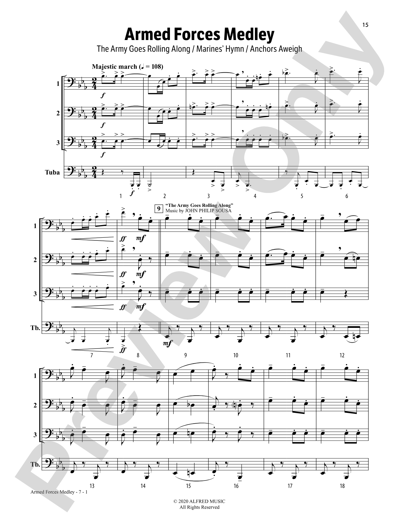 Solos, Duets & Trios for Winds: Patriotic Favorites (Trombone/Bassoon/Baritone B.C./Tuba): Woodwind Ensemble