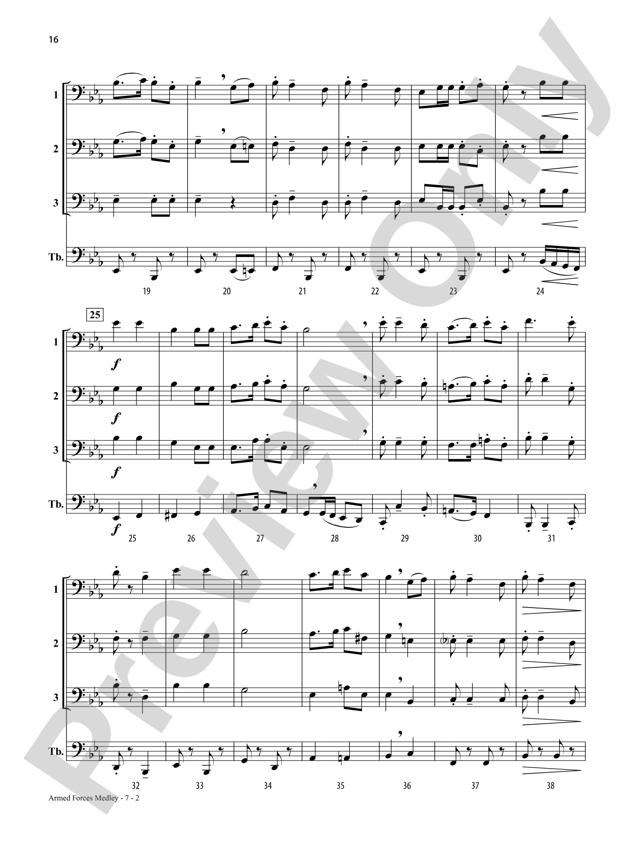 Solos, Duets & Trios for Winds: Patriotic Favorites (Trombone/Bassoon/Baritone B.C./Tuba): Woodwind Ensemble