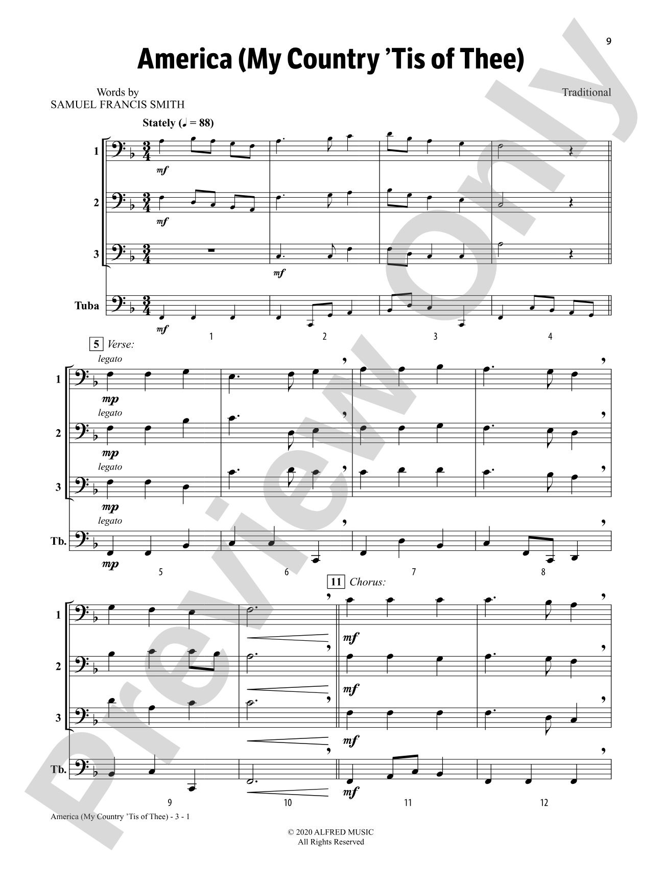Solos, Duets & Trios for Winds: Patriotic Favorites (Trombone/Bassoon/Baritone B.C./Tuba): Woodwind Ensemble