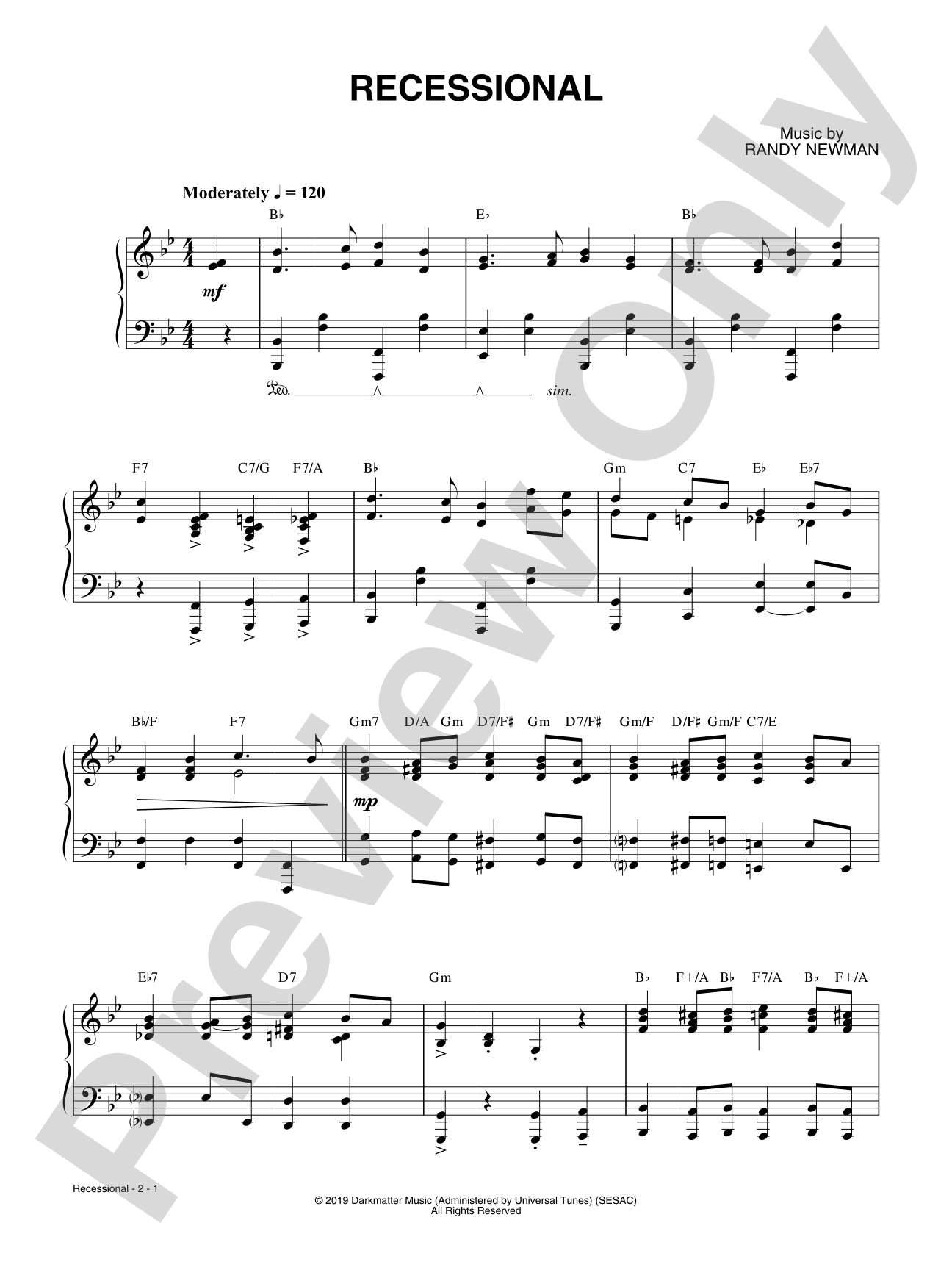 Recessional: Piano