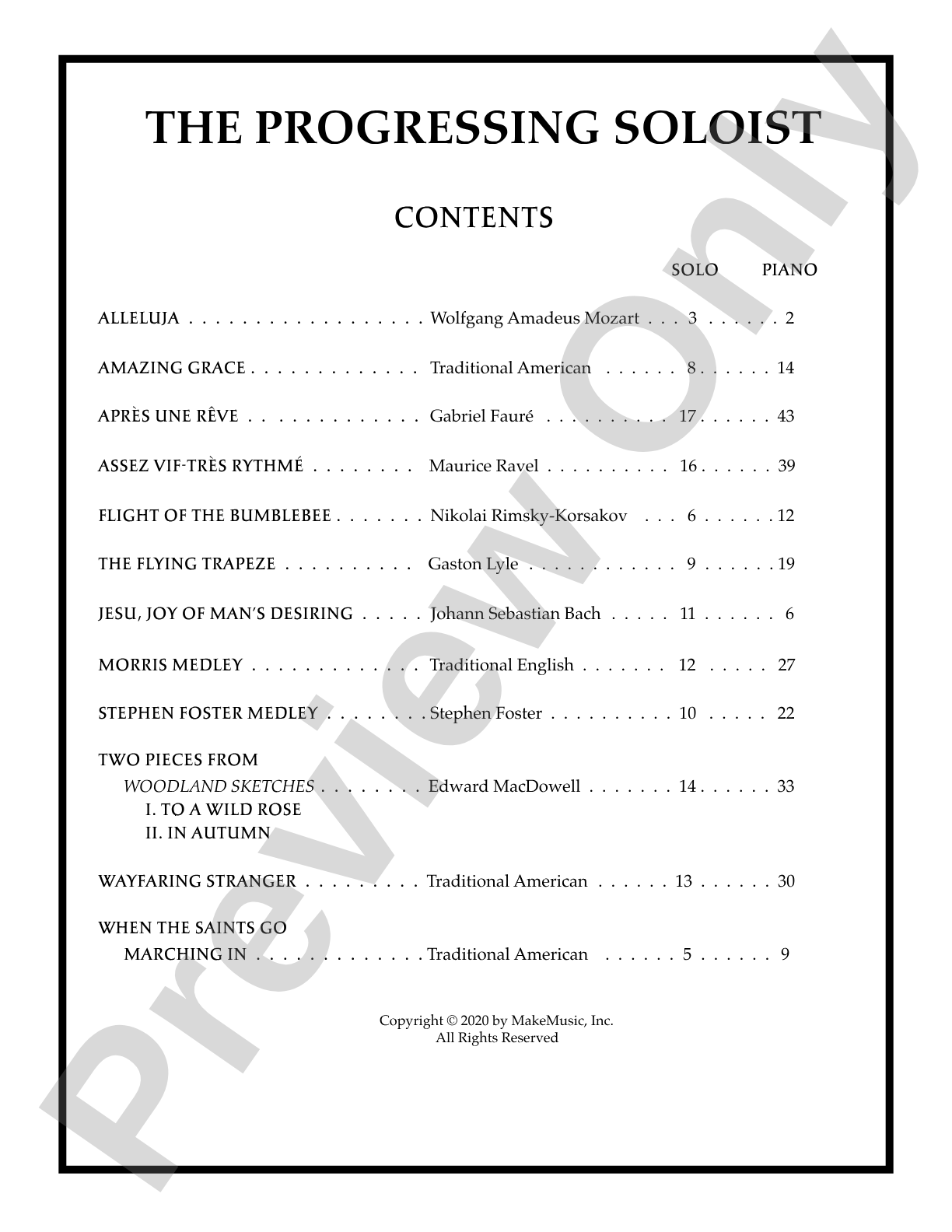 The Progressing Tenor Saxophone Soloist: Solo & Small Ensemble