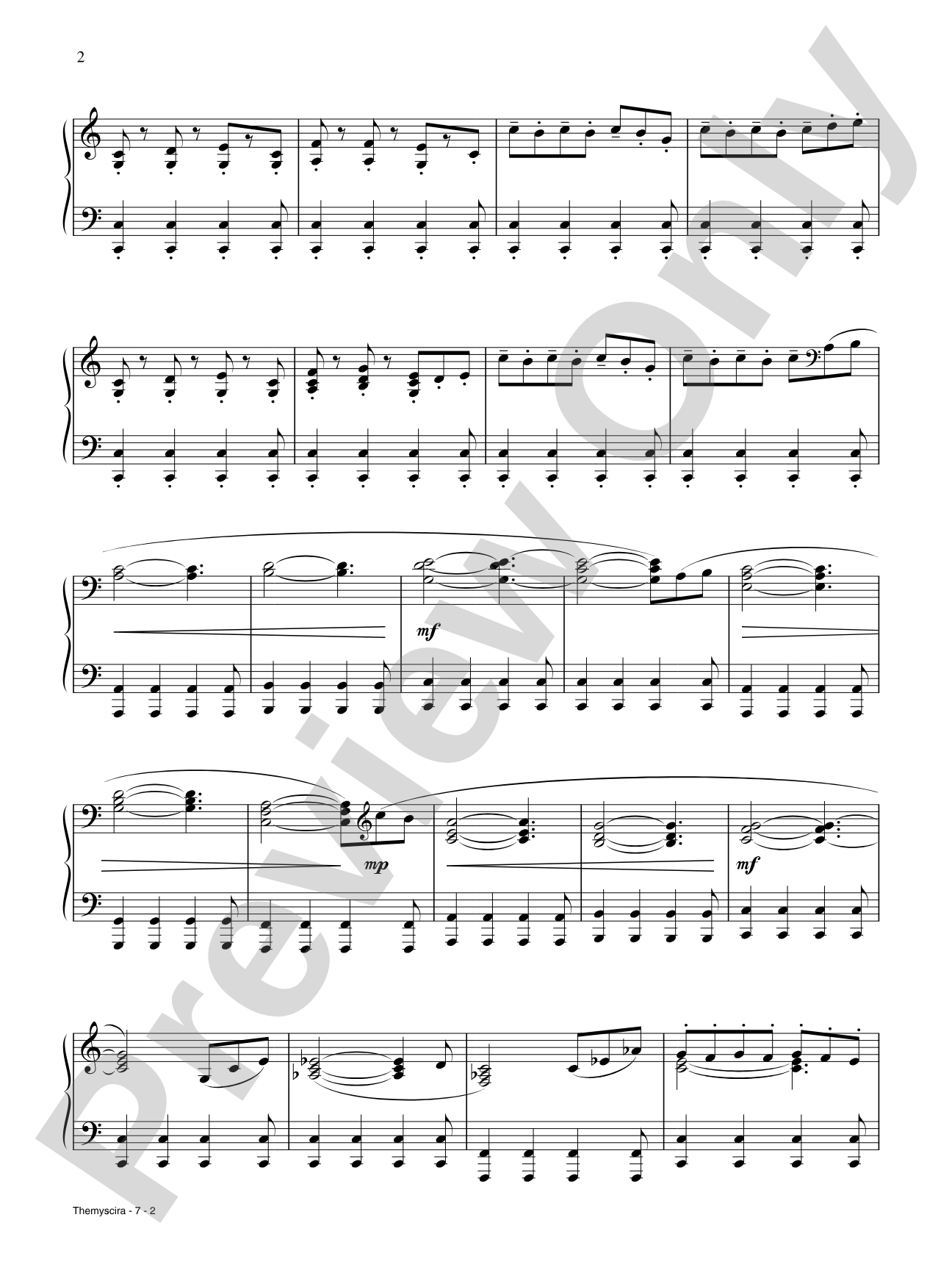 Themyscira (from Wonder Woman 1984): Piano