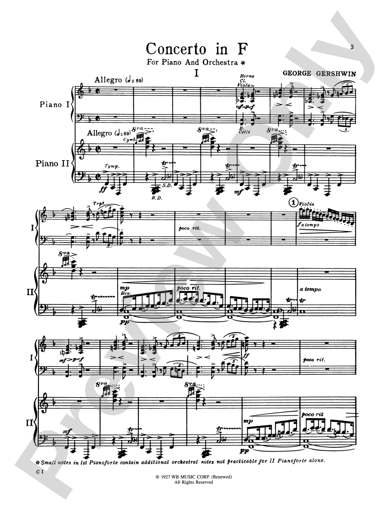 Concerto in F - Piano Duo (2 Pianos, 4 Hands): Piano Duets & Four Hands