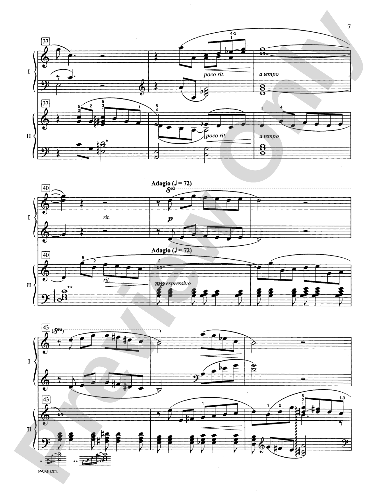 Blues Concerto - Piano Duo (2 Pianos, 4 Hands): Piano Duets & Four Hands