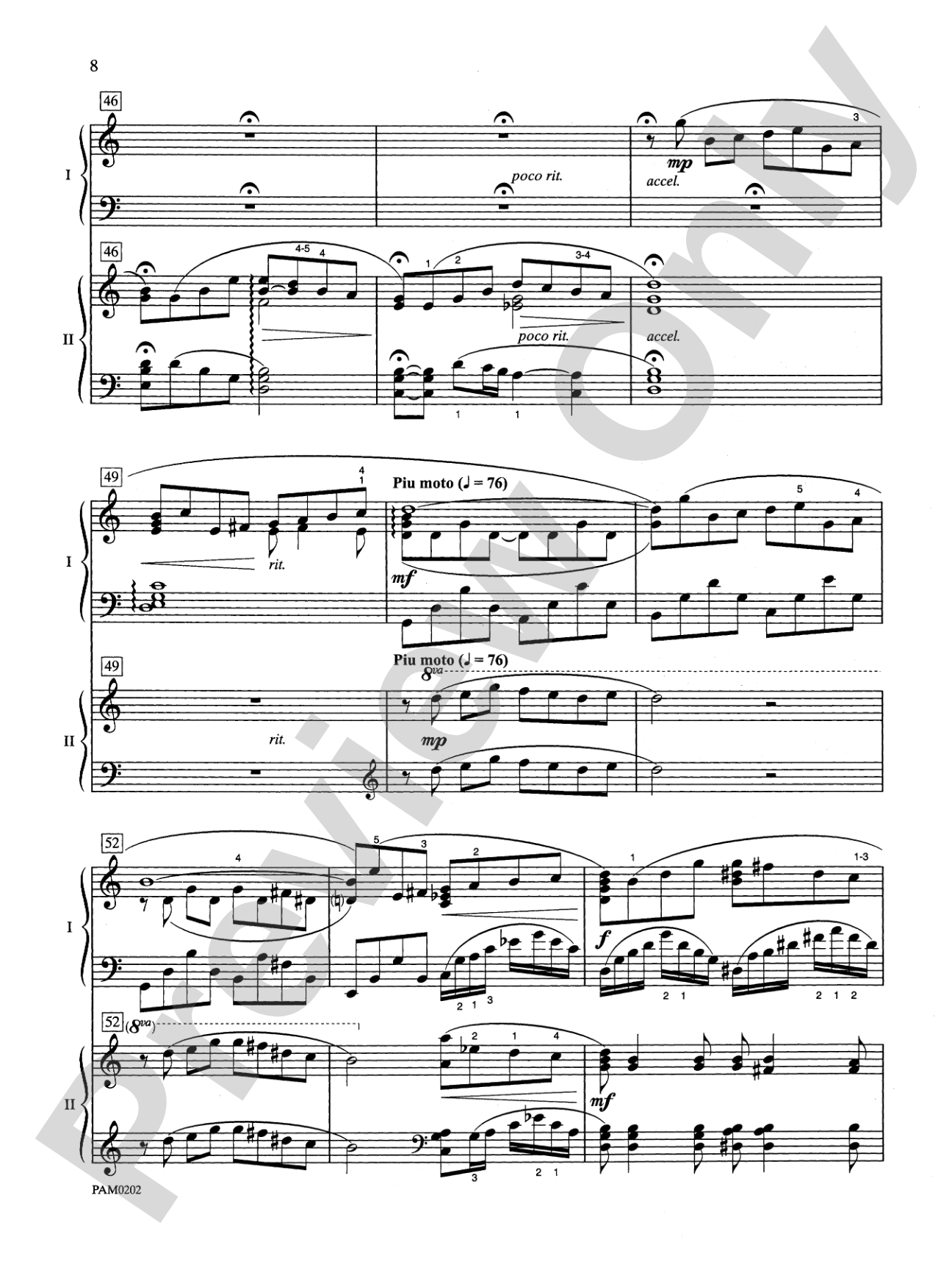 Blues Concerto - Piano Duo (2 Pianos, 4 Hands): Piano Duets & Four Hands