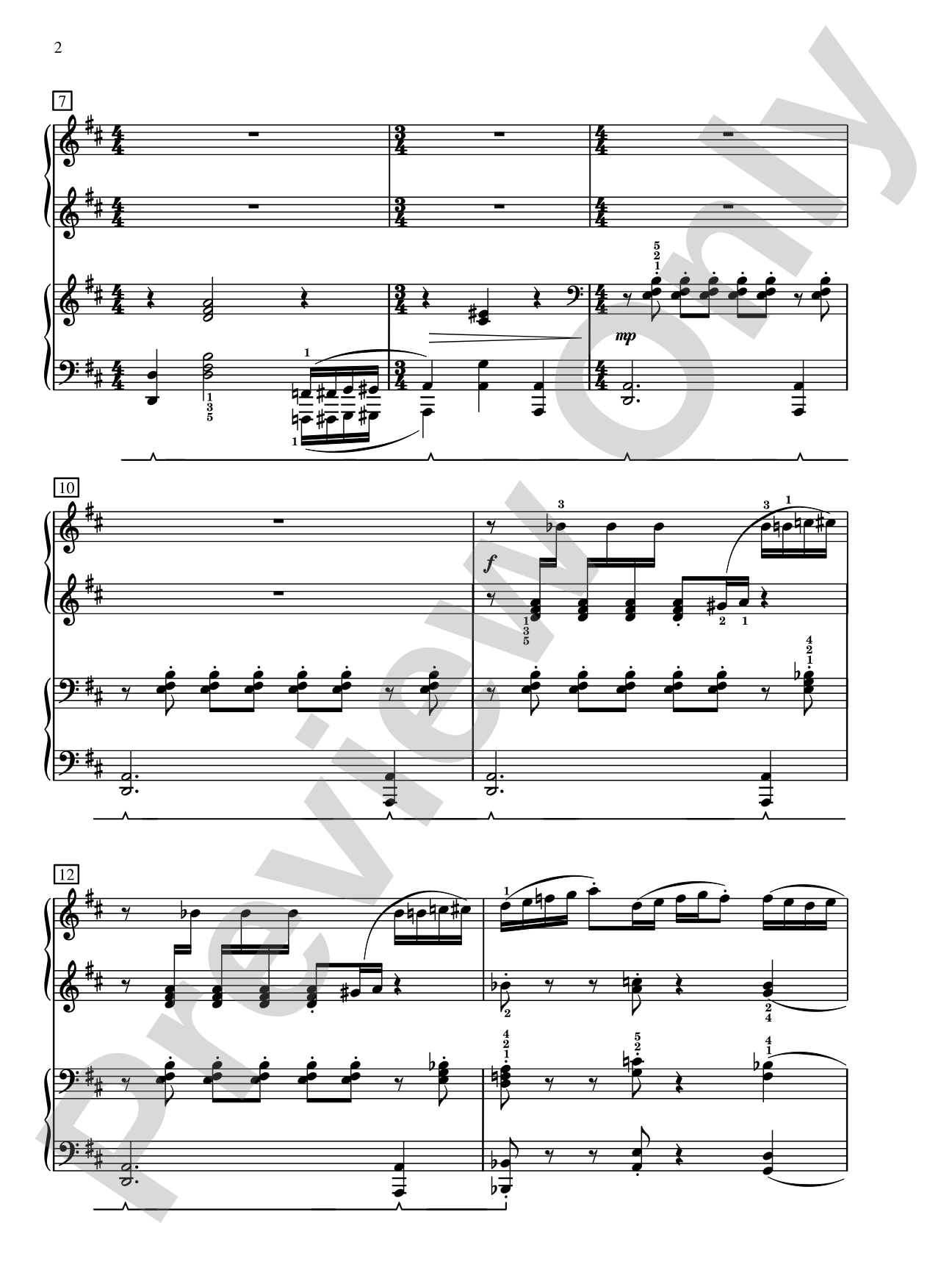 Concertino in D Major - Piano Duo (2 Pianos, 4 Hands): Piano Duets & Four Hands