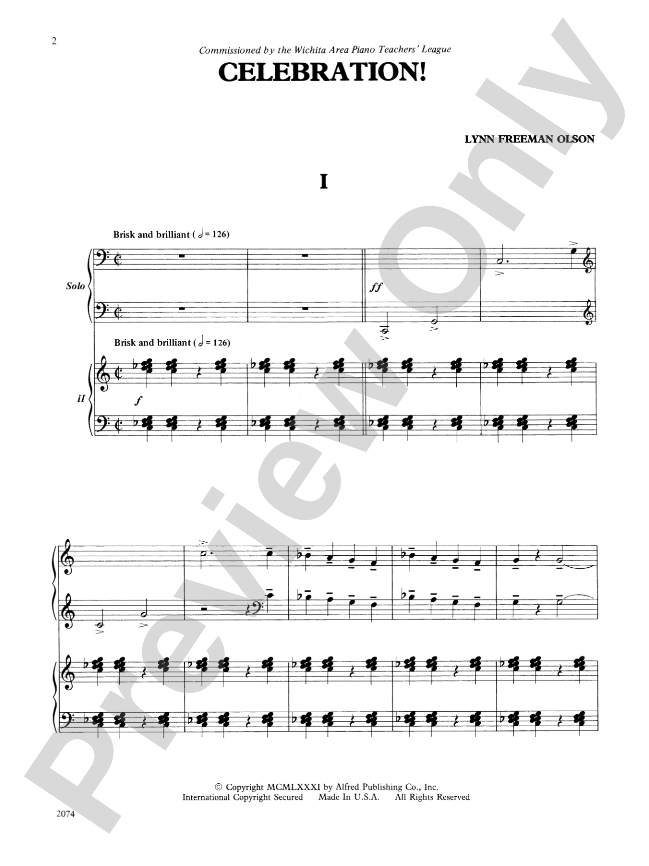 Celebration!: A Youth Concerto for Piano and Rhythm Ensemble - Piano Duo (2 Pianos, 4 Hands): Piano Duets & Four Hands