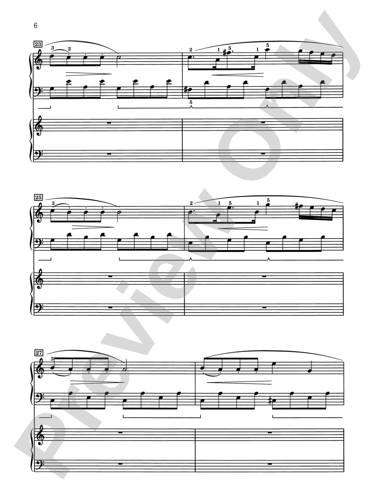 Concerto in C Major: In Three Movements for Solo Piano with Piano Accompaniment - Piano Duo (2 Pianos, 4 Hands): Piano Duets & Four Hands