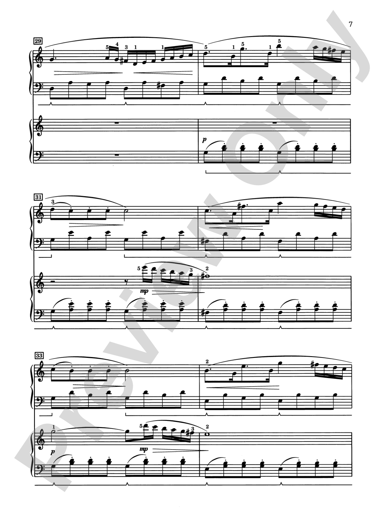 Concerto in C Major: In Three Movements for Solo Piano with Piano Accompaniment - Piano Duo (2 Pianos, 4 Hands): Piano Duets & Four Hands