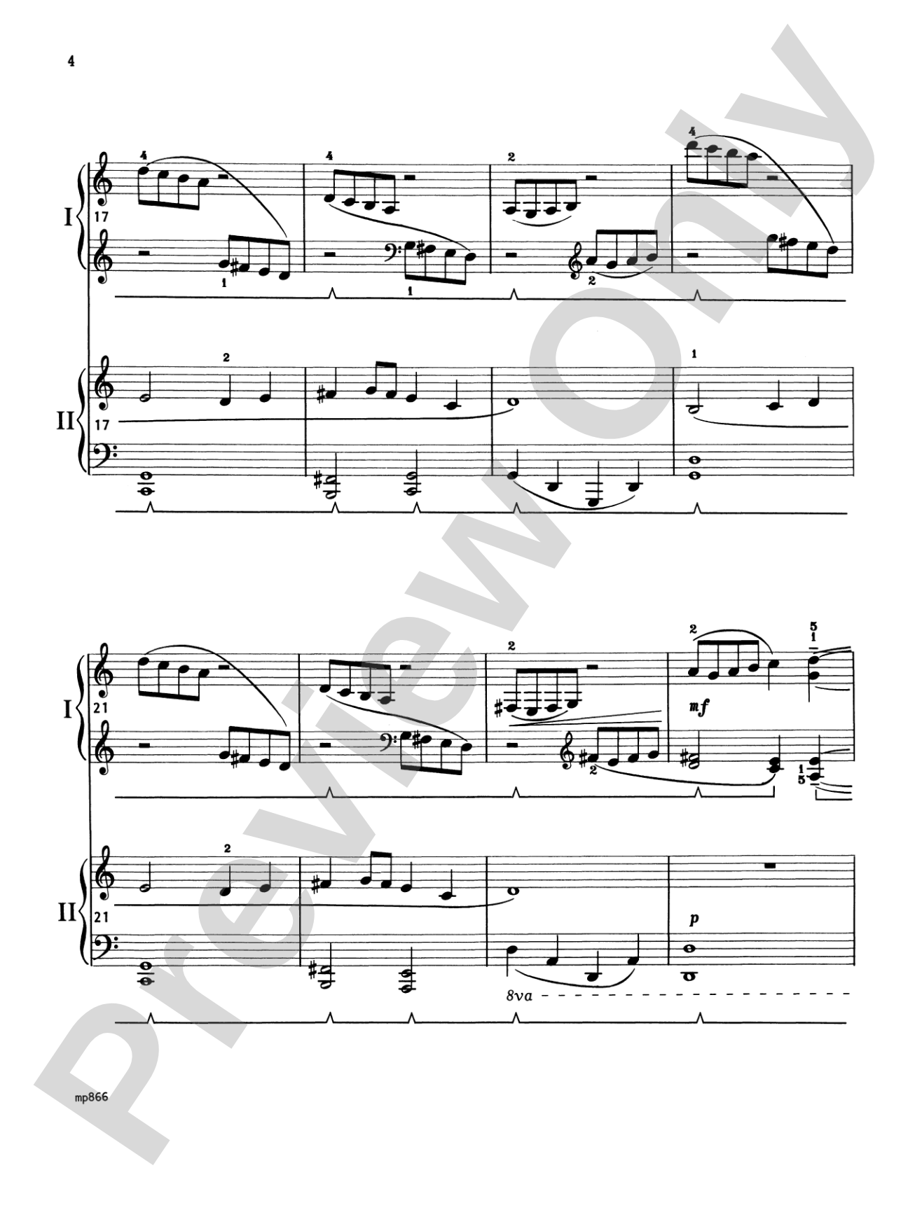 Concertino in C Major - Piano Duo (2 Pianos, 4 Hands): Piano Duets & Four Hands