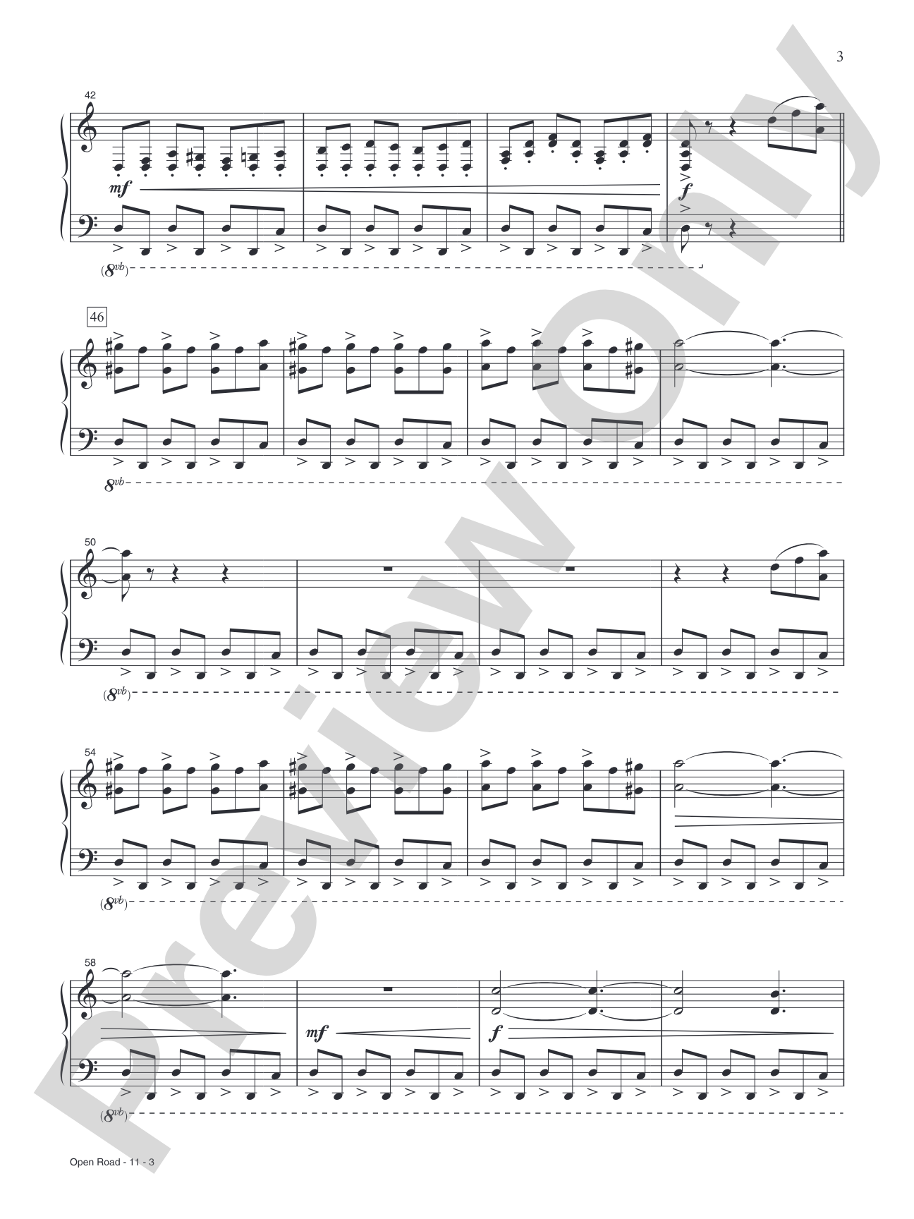 Open Road from <i>Wonder Woman 1984</i>: Piano