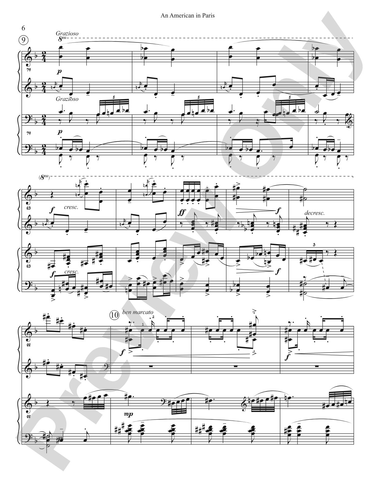 An American In Paris (Two Piano Arr.): Piano