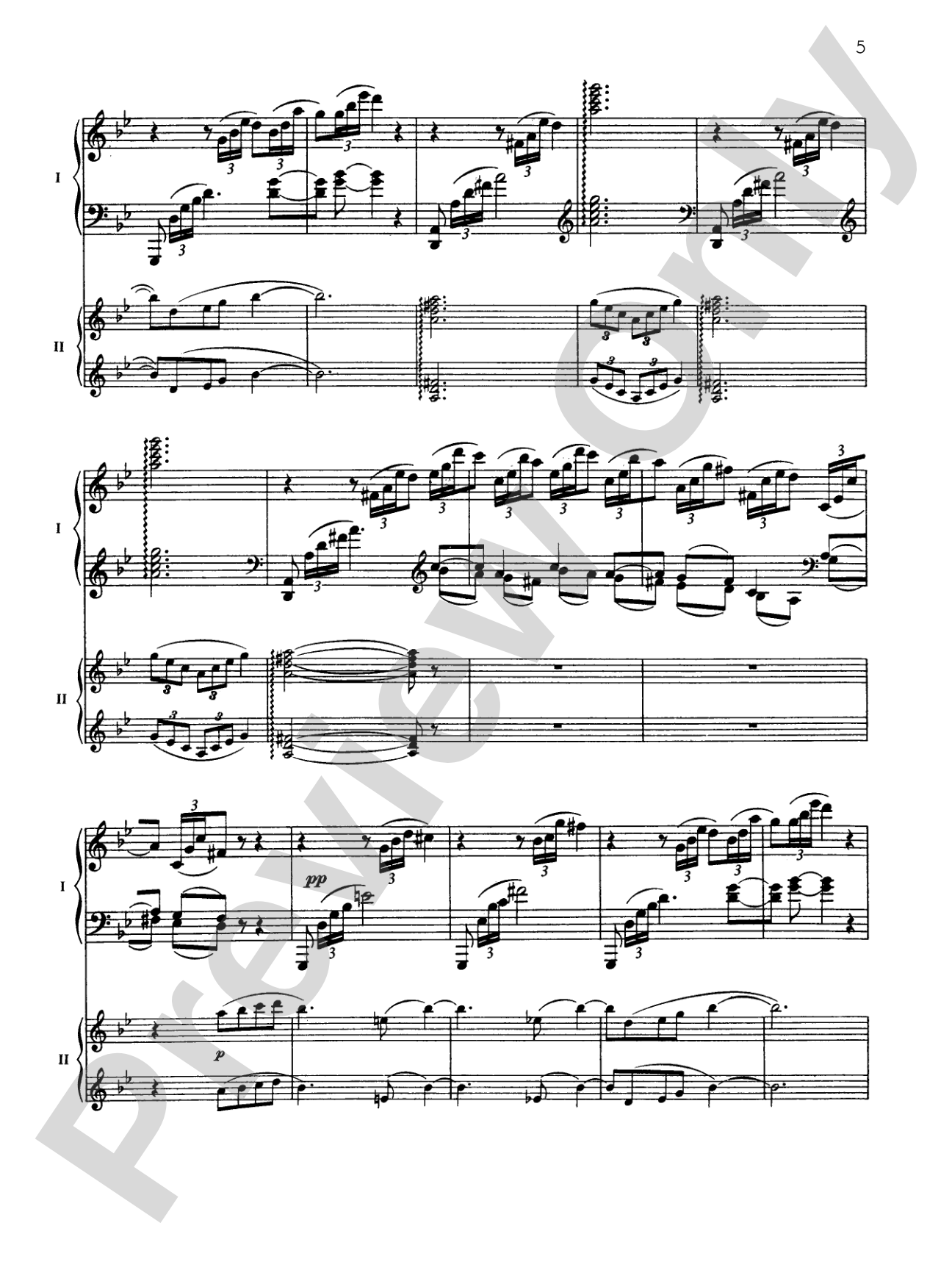 Fantaisie-tableaux (Suite No. 1), Opus 5 - I. Barcarolle - Piano Duo (2 Pianos, 4 Hands): Piano Duo (2 Pianos, 4 Hands)