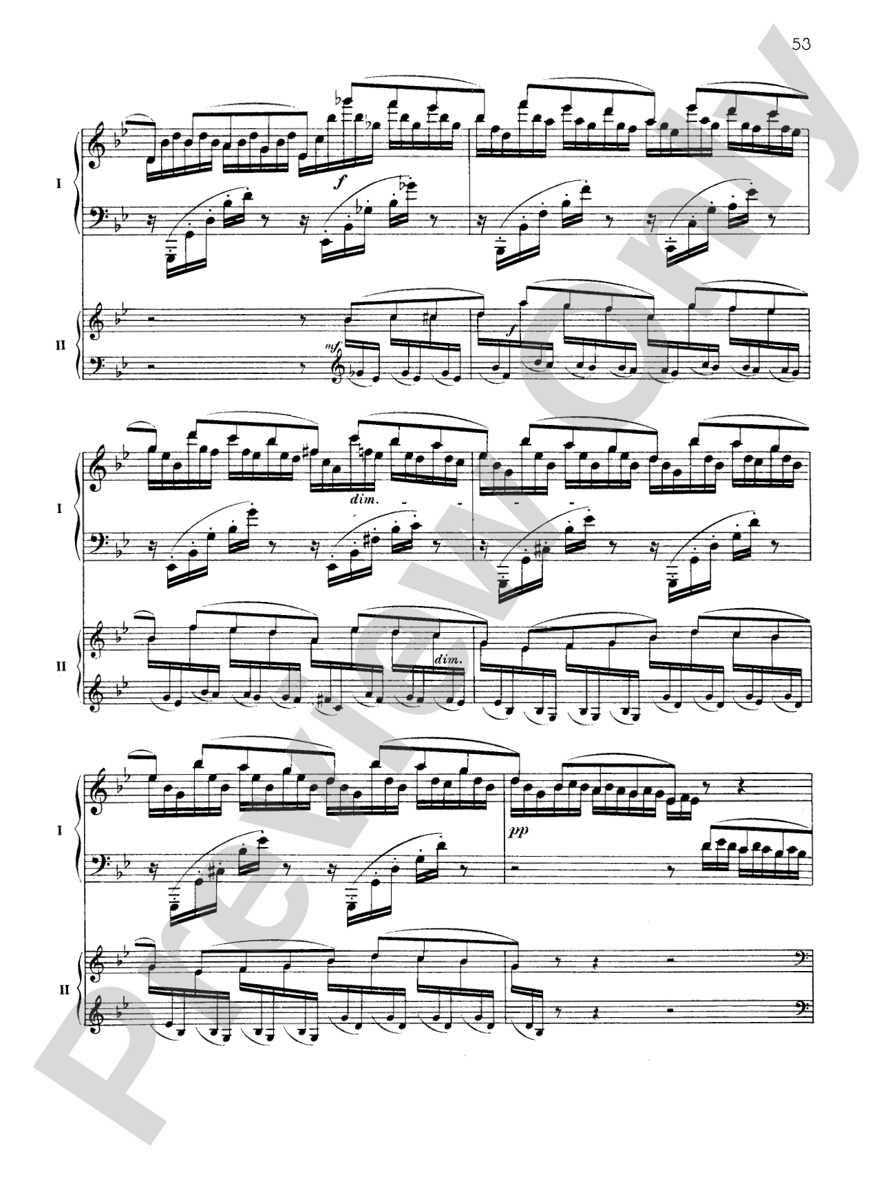 Fantaisie-tableaux (Suite No. 1), Opus 5 - III. Les larmes - Piano Duo (2 Pianos, 4 Hands): Piano Duo (2 Pianos, 4 Hands)