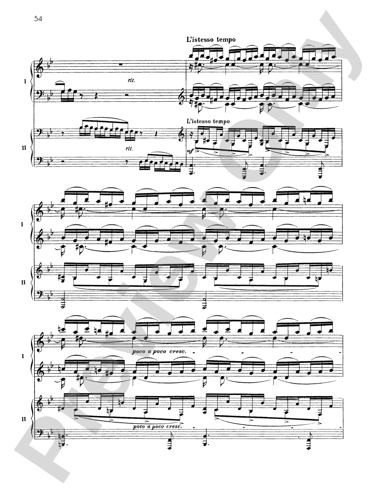 Fantaisie-tableaux (Suite No. 1), Opus 5 - III. Les larmes - Piano Duo (2 Pianos, 4 Hands): Piano Duo (2 Pianos, 4 Hands)