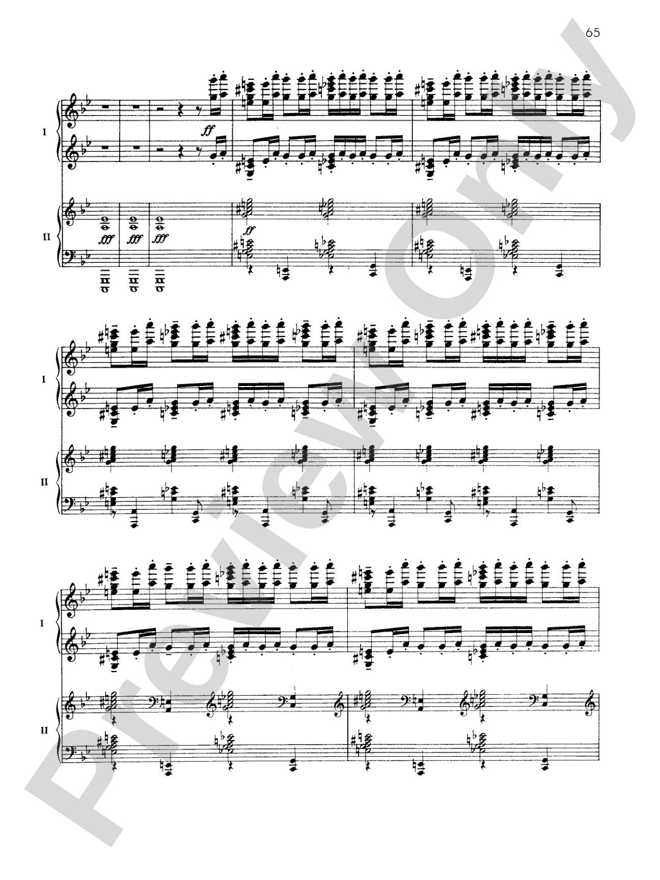 Fantaisie-tableaux (Suite No. 1), Opus 5 - IV. Pâques - Piano Duo (2 Pianos, 4 Hands): Piano Duo (2 Pianos, 4 Hands)