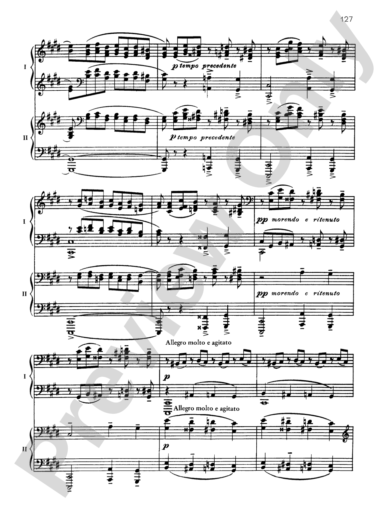 Prelude in C-Sharp Minor - Piano Duo (2 Pianos, 4 Hands): Piano Duo (2 Pianos, 4 Hands)