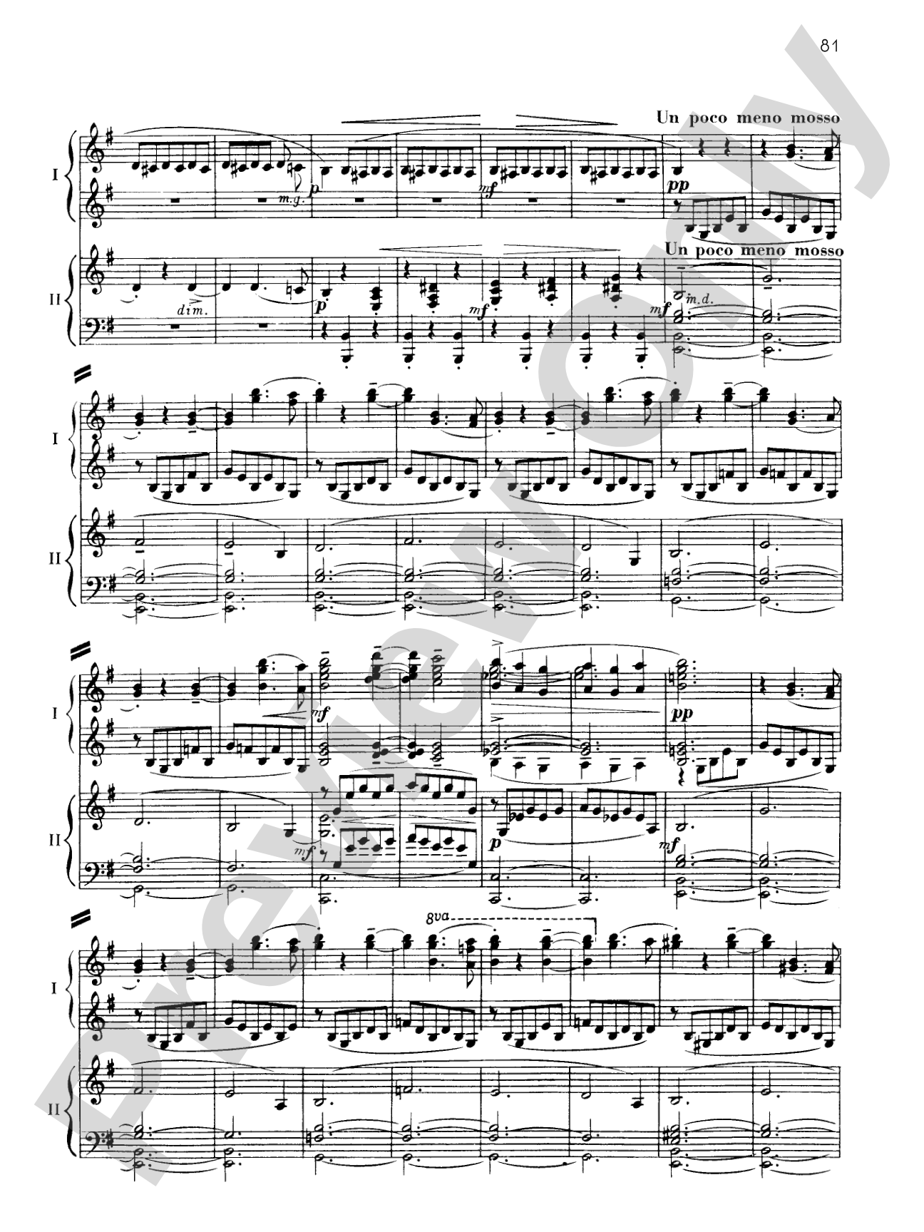 Suite No. 2, Opus 17 - II. Valse - Piano Duo (2 Pianos, 4 Hands): Piano Duo (2 Pianos, 4 Hands)