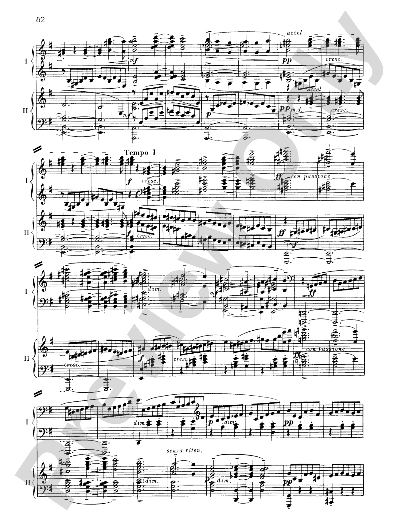 Suite No. 2, Opus 17 - II. Valse - Piano Duo (2 Pianos, 4 Hands): Piano Duo (2 Pianos, 4 Hands)