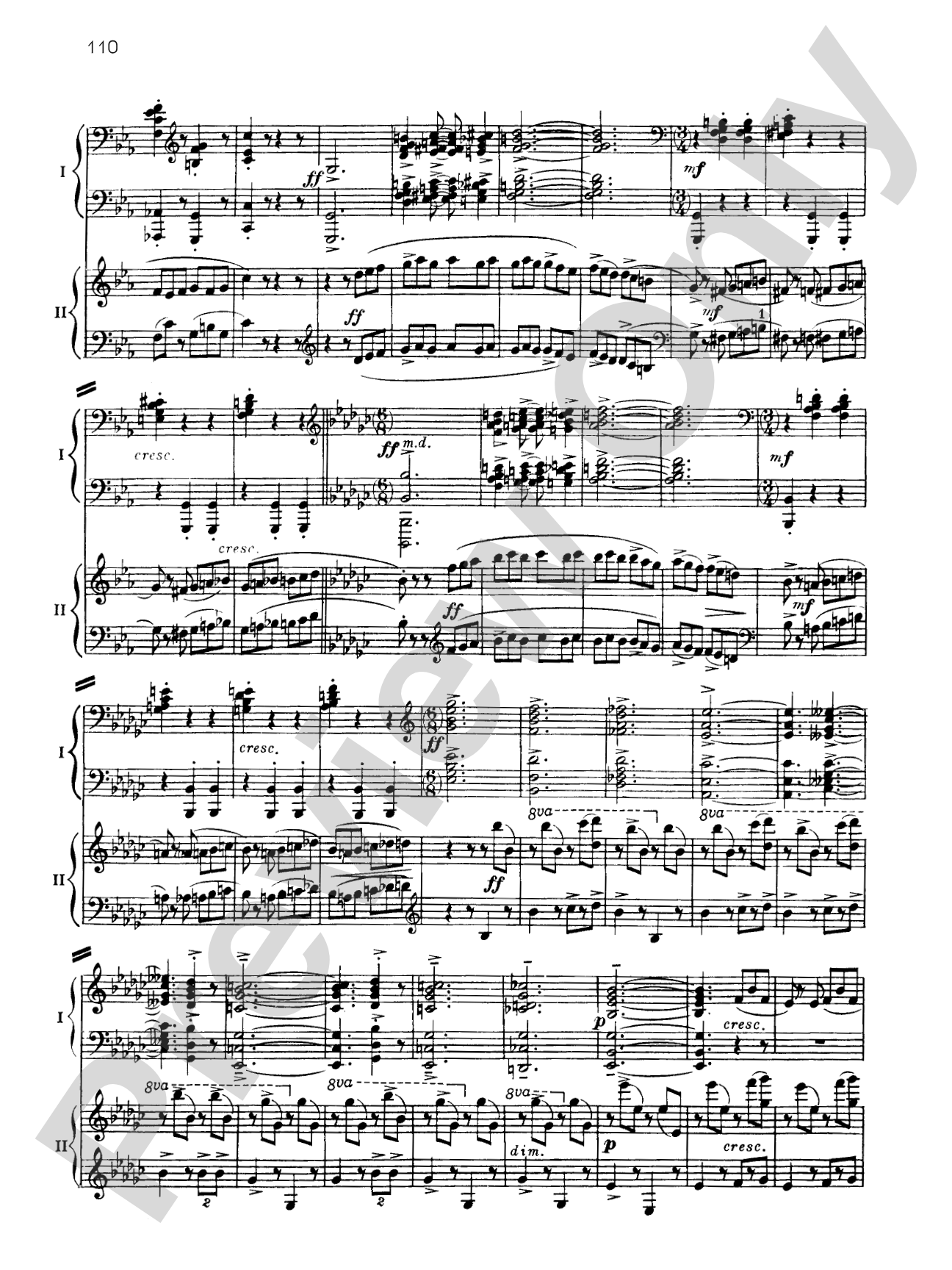 Suite No. 2, Opus 17 - IV. Tarantelle - Piano Duo (2 Pianos, 4 Hands): Piano Duo (2 Pianos, 4 Hands)